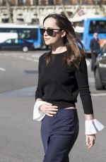 DAKOTA JOHNSON Out in Madrid02/08/2017