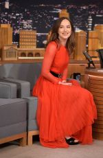 DAKOTA JOHSNON at Tonight Show Starring Jimmy Fallon 01/31/2017
