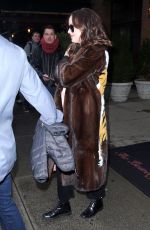 DAKOTA JOHSNON Leaves Her Hotel in New York 01/31/2017