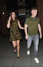 DANIELLE LLOYD at Wings Restaurant in Manchester 02/17/2017