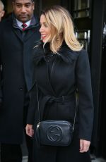 DANNII MINOGUE Leaves BBC Radio 2 Studios in London 02/24/2017