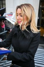 DANNII MINOGUE Leaves BBC Radio 2 Studios in London 02/24/2017