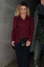 DANNII MINOGUE Leaves BBC Studios in London 02/08/2017