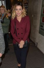 DANNII MINOGUE Leaves BBC Studios in London 02/08/2017