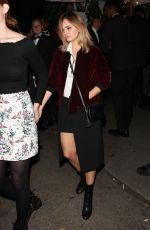 DEBBY RYAN Arrives at GQ Party at Chateau Marmont in West Hollywood 02/12/2017