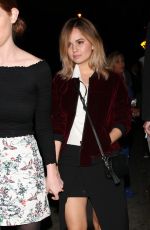 DEBBY RYAN Arrives at GQ Party at Chateau Marmont in West Hollywood 02/12/2017