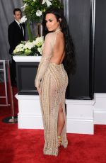 DEMI LOVATO at 59th Annual Grammy Awards in Los Angeles 02/12/2017