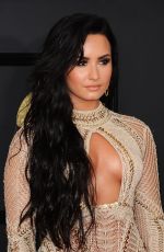 DEMI LOVATO at 59th Annual Grammy Awards in Los Angeles 02/12/2017