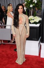 DEMI LOVATO at 59th Annual Grammy Awards in Los Angeles 02/12/2017