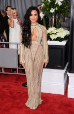 DEMI LOVATO at 59th Annual Grammy Awards in Los Angeles 02/12/2017