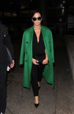 DEMI LOVATO at LAX Airport in Los Angeles 02/05/2017