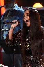 DEMI LOVATO Performs in a Tribute to Bee Gees at 2017 Grammy Awards in Los Angeles 02/12/2017