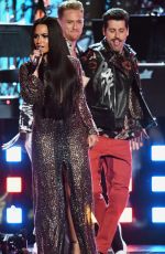 DEMI LOVATO Performs in a Tribute to Bee Gees at 2017 Grammy Awards in Los Angeles 02/12/2017