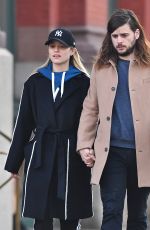 DIANNA AGRON and Winston Marshall Out in New York 02/23/2017