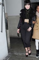 DIASY LOWE, OTI MABUSE and LOUISE REDKNAPP Night Out in London 02/24/2017