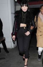 DIASY LOWE, OTI MABUSE and LOUISE REDKNAPP Night Out in London 02/24/2017