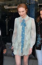 ELEANOR TOMLINSON at Bora Aksu Fashion Show at London Fashion Week 02/17/2017