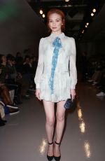 ELEANOR TOMLINSON at Bora Aksu Fashion Show at London Fashion Week 02/17/2017