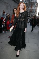 ELEANOR TOMLINSON at London Wahion Week 02/18/2107