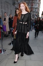 ELEANOR TOMLINSON at London Wahion Week 02/18/2107