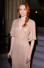 ELEANOR TOMLINSON at Temperley Fashion Show in London 02/19/2017