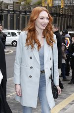 ELEANOR TOMLINSON at Topshop Unique Show in London 02/19/2017