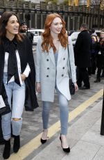 ELEANOR TOMLINSON at Topshop Unique Show in London 02/19/2017