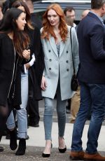 ELEANOR TOMLINSON at Topshop Unique Show in London 02/19/2017