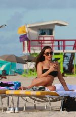 ELISA SCHEFFLER and CLAUDIA ROMANI in Bikinis at a Beach in Miami 02/07/2017