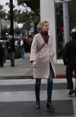 ELIZABETH DEBICKI Out Shopping in Beverly Hills 02/06/2017