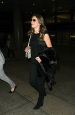 ELIZABETH HURLEY Arrives at LAX Airport in Los Angeles 02/16/2017