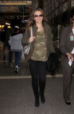 ELIZABETH HURLEY at Los Angeles International Airport 02/20/2017