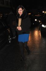 ELIZABETH MCGOVERN Arrives at Harvey Weinstein Pre Baftas Dinner in London 02/10/2017