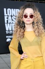 ELLA EYRE at Teatum Jones Fashion Show at London Fashion Week 02/17/2017