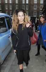 ELLA EYRE Out and About in London 02/19/2017