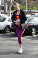 ELLE FANNING Heading to a Gym in LOs Angeles 02/02/2017
