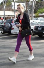 ELLE FANNING Heading to a Gym in LOs Angeles 02/02/2017