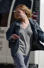 ELLE FANNING in Bikini on the Set of 