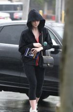 ELLE FANNING in Hoodies Out in Los Angeles 02/03/2017