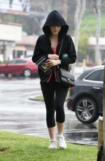 ELLE FANNING in Hoodies Out in Los Angeles 02/03/2017