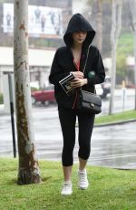 ELLE FANNING in Hoodies Out in Los Angeles 02/03/2017
