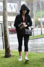 ELLE FANNING in Hoodies Out in Los Angeles 02/03/2017