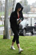 ELLE FANNING in Hoodies Out in Los Angeles 02/03/2017
