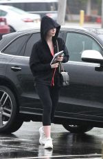ELLE FANNING in Tank Top at a Gym in Studio City 02/03/2017