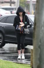 ELLE FANNING in Tank Top at a Gym in Studio City 02/03/2017