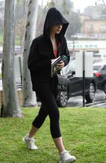 ELLE FANNING in Tank Top at a Gym in Studio City 02/03/2017