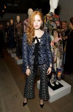 ELLIE BAMBER at Erdem and Selfridges Dinner at London Fashion Week 02/20/2017