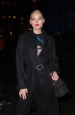 ELSA HOSK Arrives at Philipp Plein Fashion Show in New York 02/13/2017