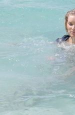 ELSA HOSK on the Set of a Photoshoot in St. Barts 02/18/2017