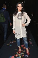 EMERAUDE TOUBIA at Desigual Fashion Show at New York Fashion Week 02/09/2017